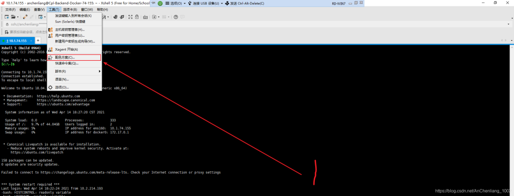 Xshell终端主题与字体设置优化指南